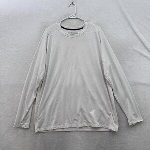 Peter Millar Gray Long Sleeve Tee